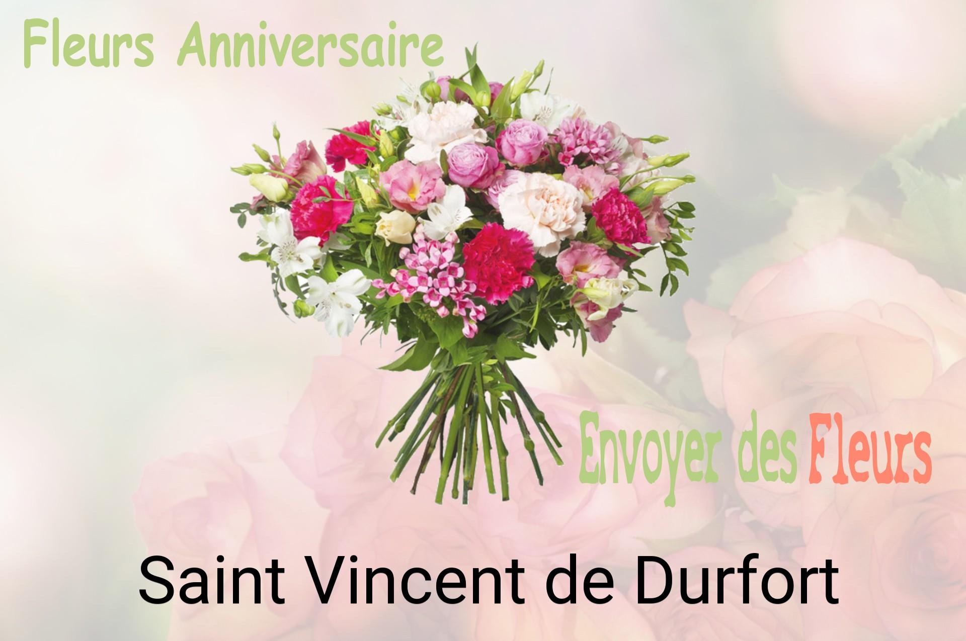 Bouquet de fleurs d’anniversaire livré à Saint-Vincent-de-Durfort