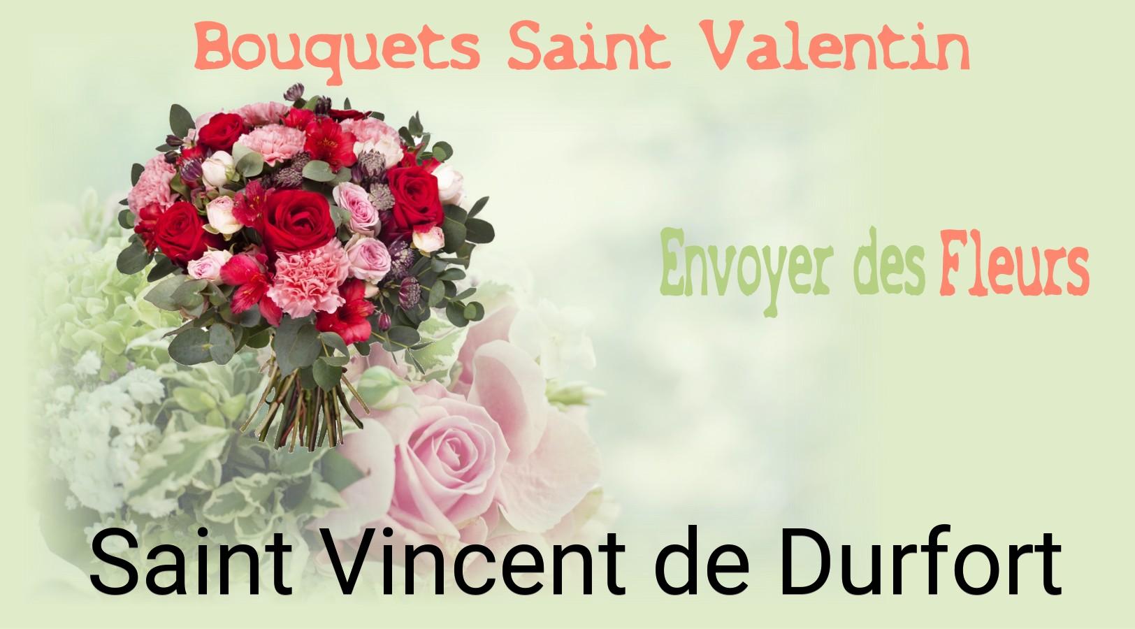 Roses de Saint-Valentin livrées à Saint-Vincent-de-Durfort
